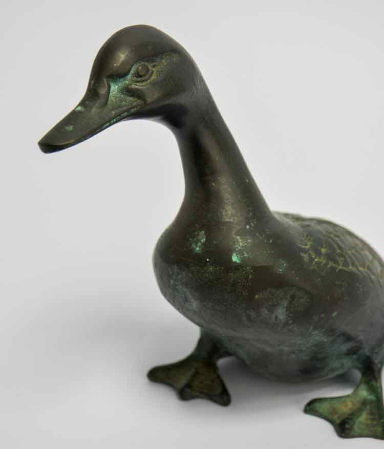 Brass Duck Decor