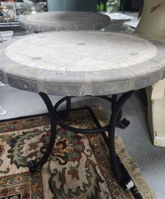 Pair of Outdoor End Tables