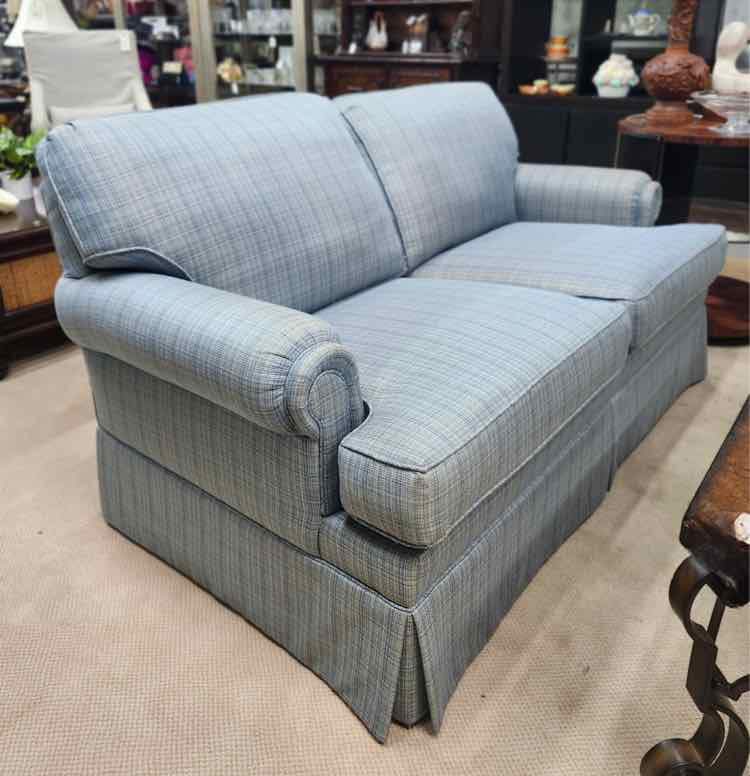 Blue Loveseat
