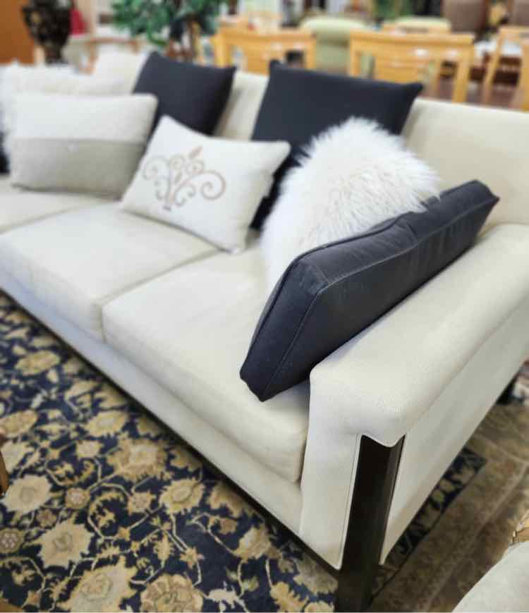 American Signature Couch w/Black Pillows