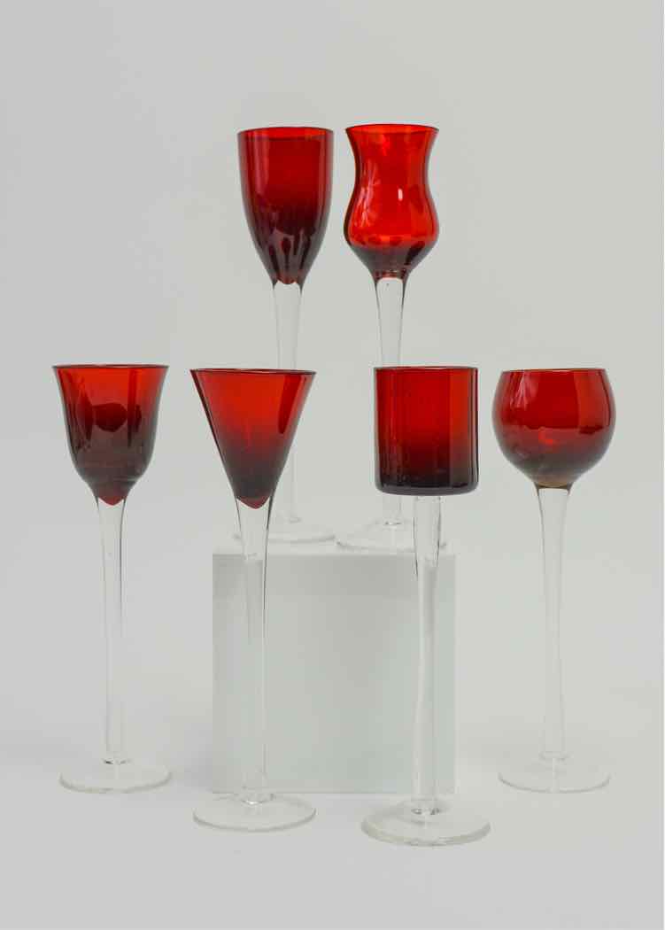 Red Glassware