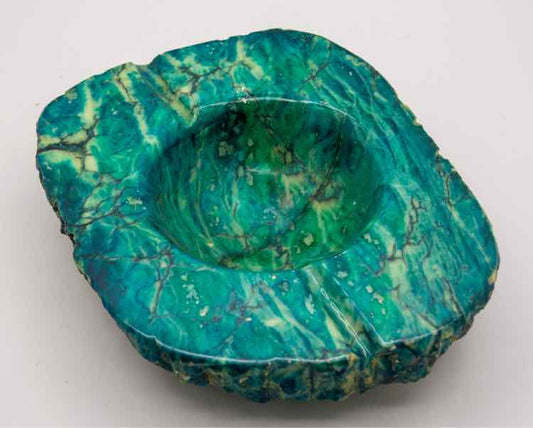 MCM Turquoise Alabaster Ashtray