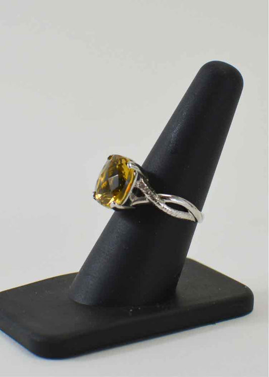.925 Citrine Ring