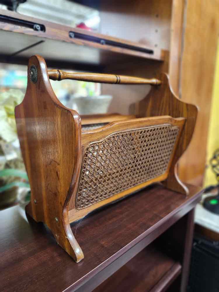 Wood Magazine Rack