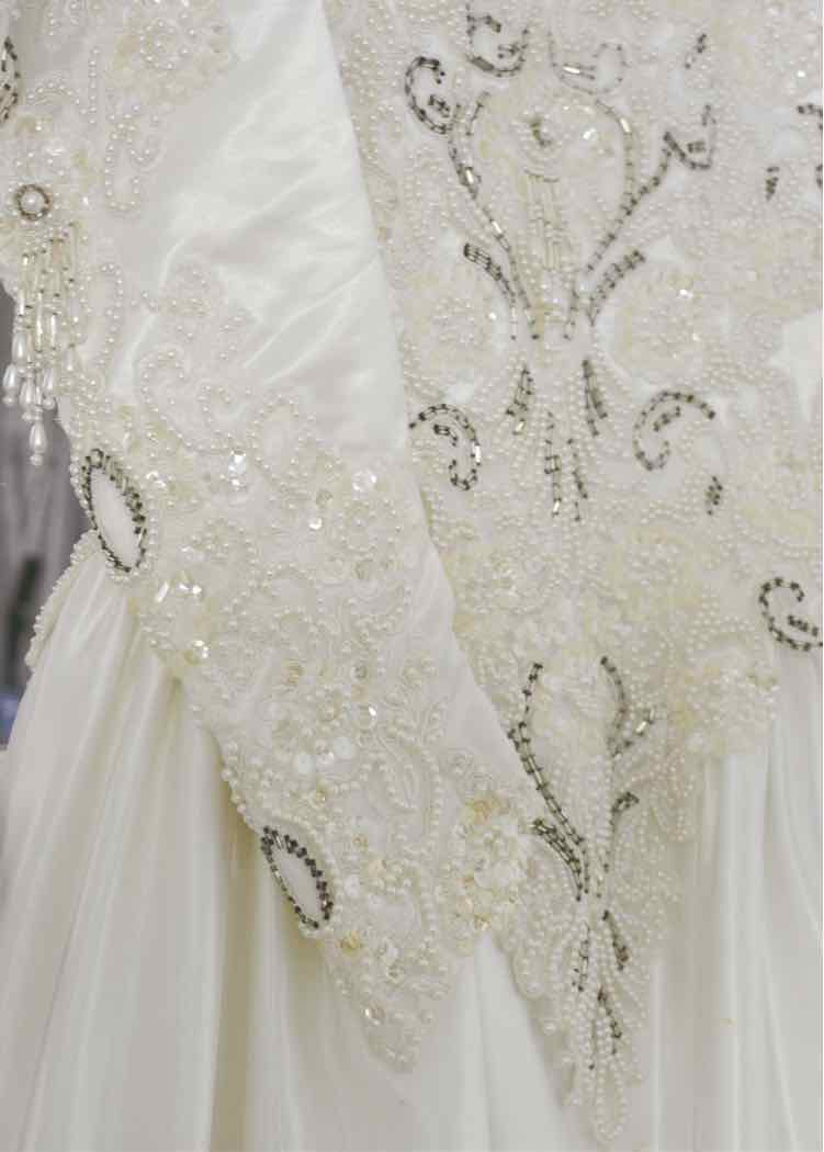 1980's Custom Wedding Dress