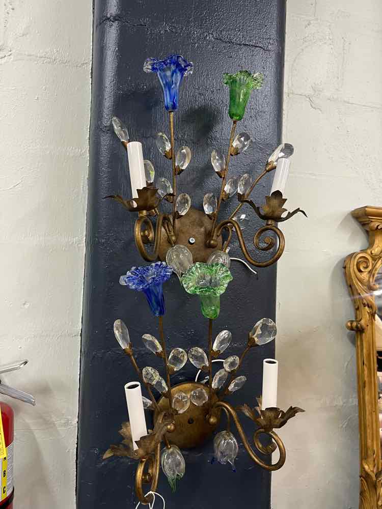 Glass Sconces