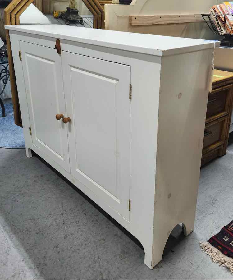 Master Craft White 2 Door Cabinet