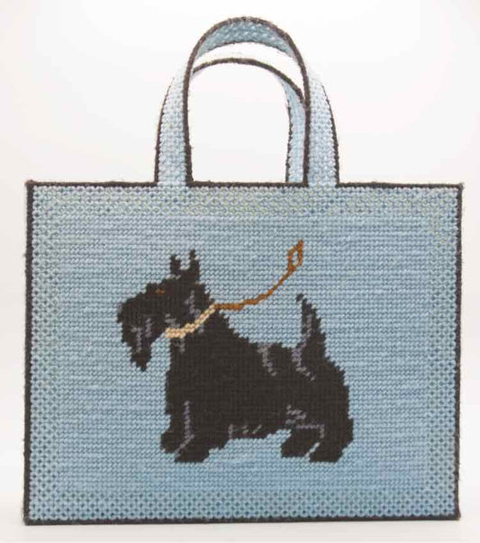Scottie Dog Needle Point Dog Purse