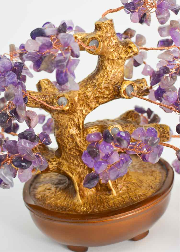 Kalifano Amethyst Tree Decor