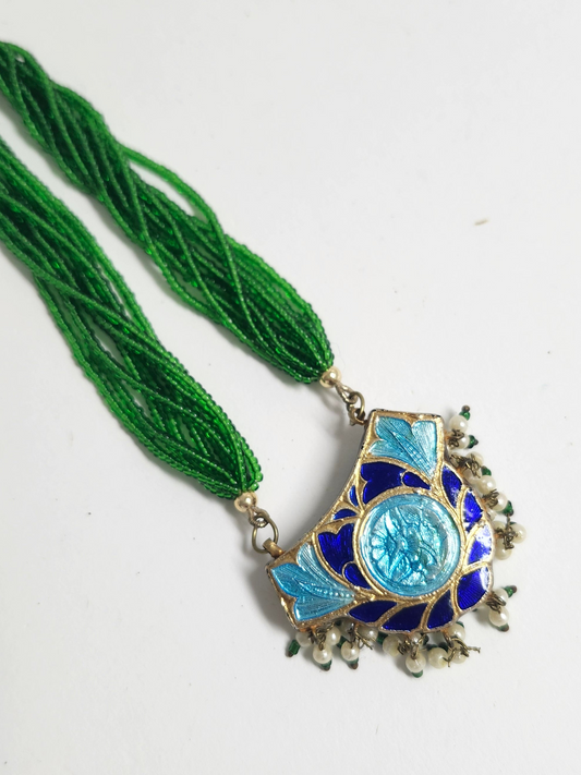 Meenakari Cloisonne Brass Necklace