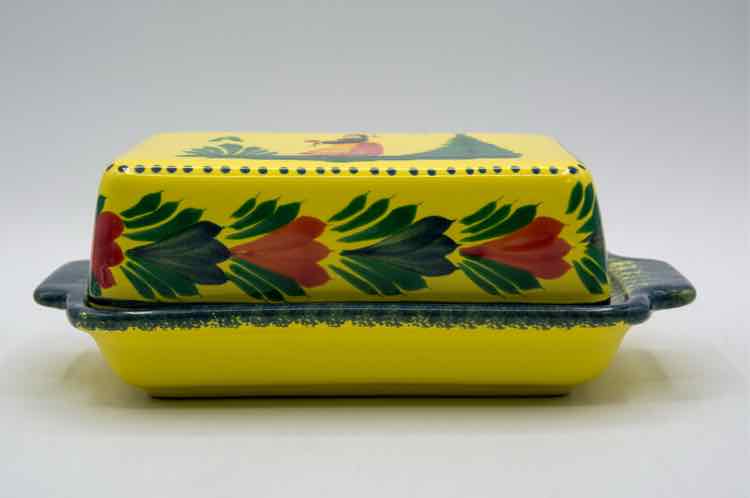 Quimper Pottery Butterdish