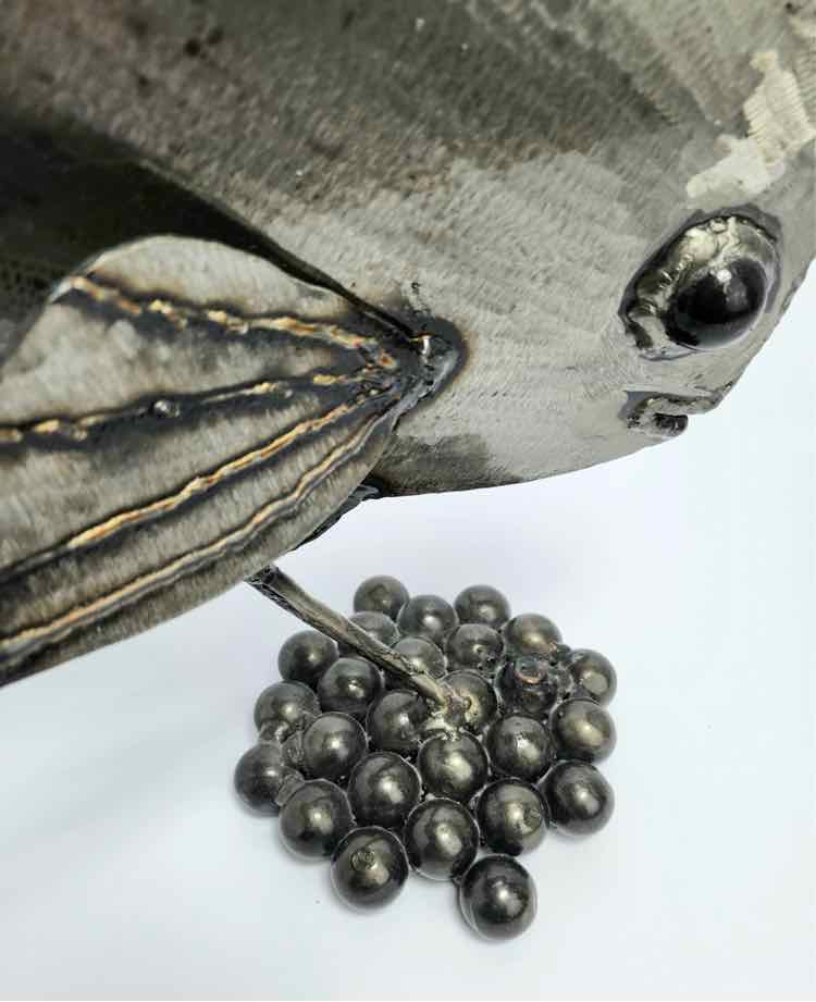 Art Metal Angle Fish Sculpture