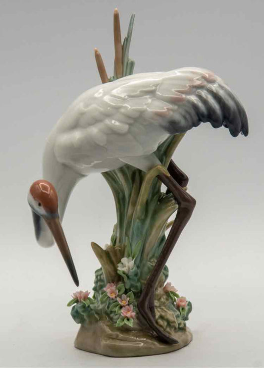 Lladro Crane Art 7.5"