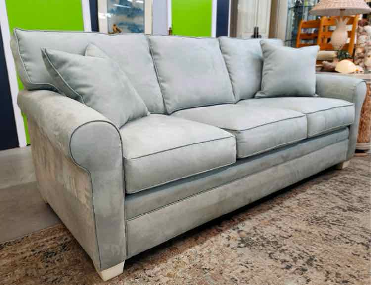Matter Bros. Aqua Microfiber Sofa