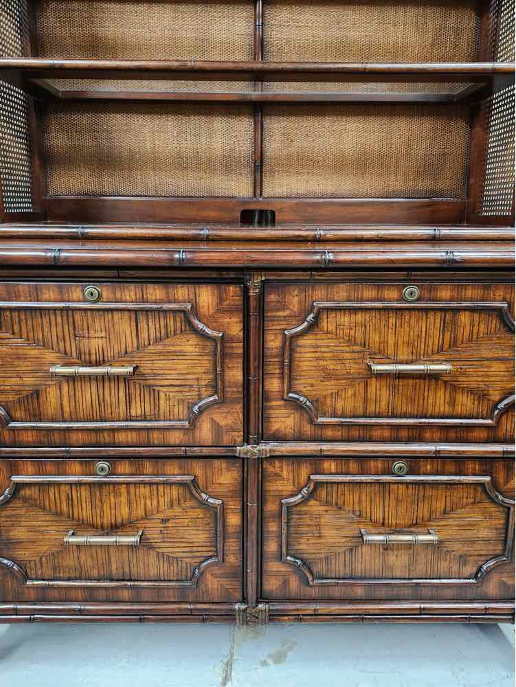 2pc Sligh Bookcase/Filling Cabinet