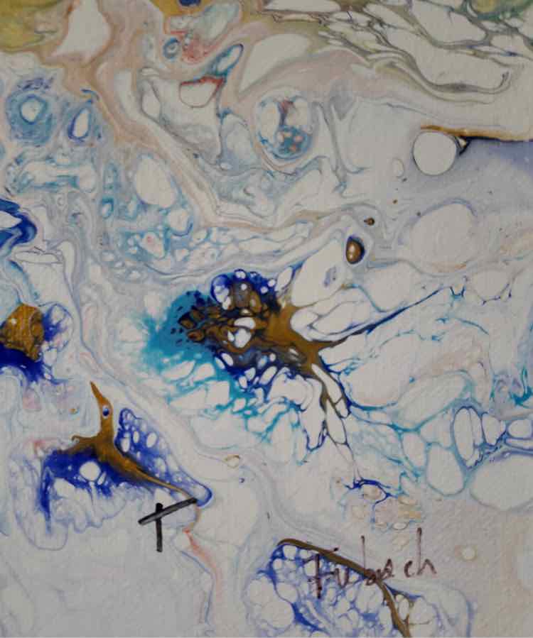 Art 'Nebula' Acrylic by Frebach