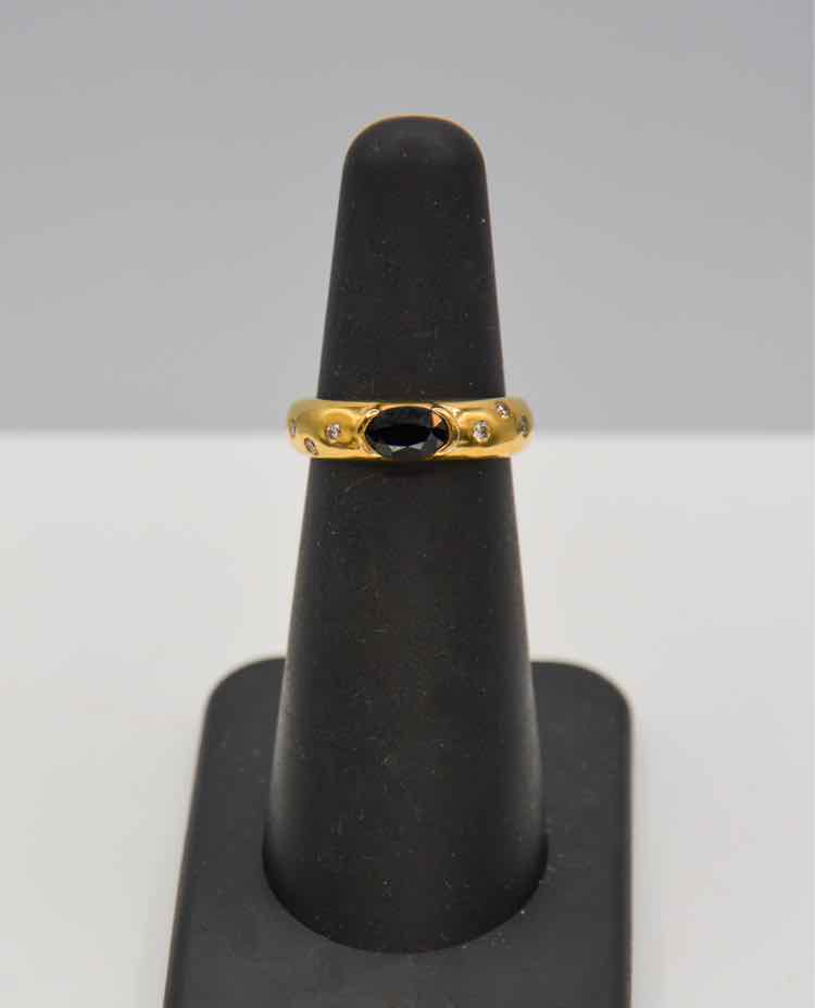 Sapphire & Diamond Ring