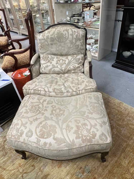 Sherrill Arm Chair and Ottoman