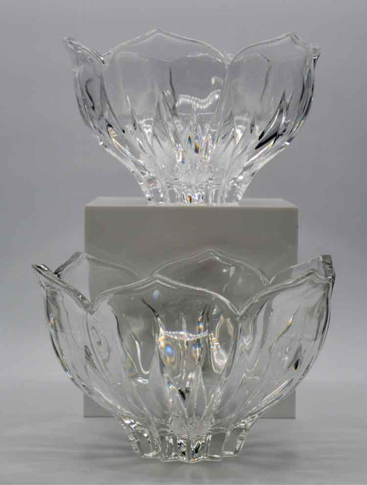 Gorham Lotus Cut Crystal Bowl