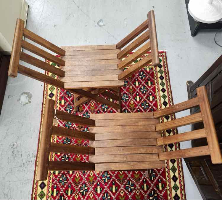 Pair of Teak Folding Chairs