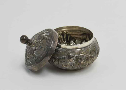 Sterling Repousse Trinket Box