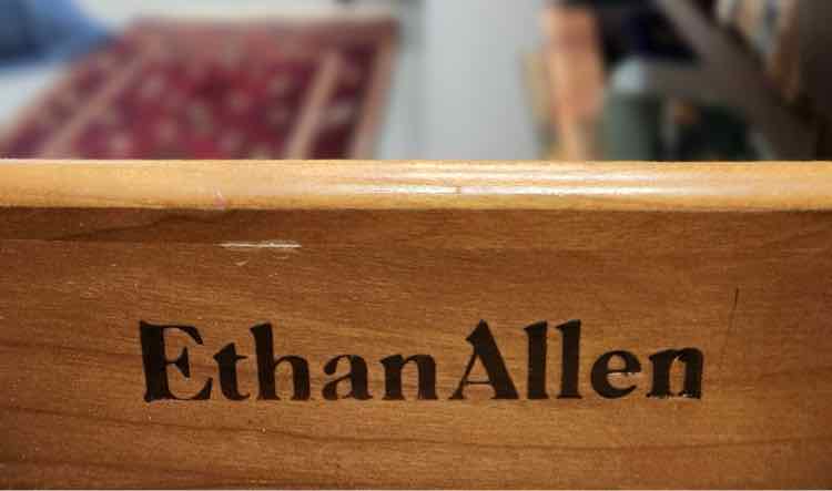 Ethan Allen 3 Drawer Nightstand