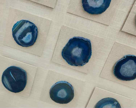 Blue Agate Art