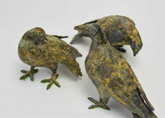 Decor Vtg. Metal Birds