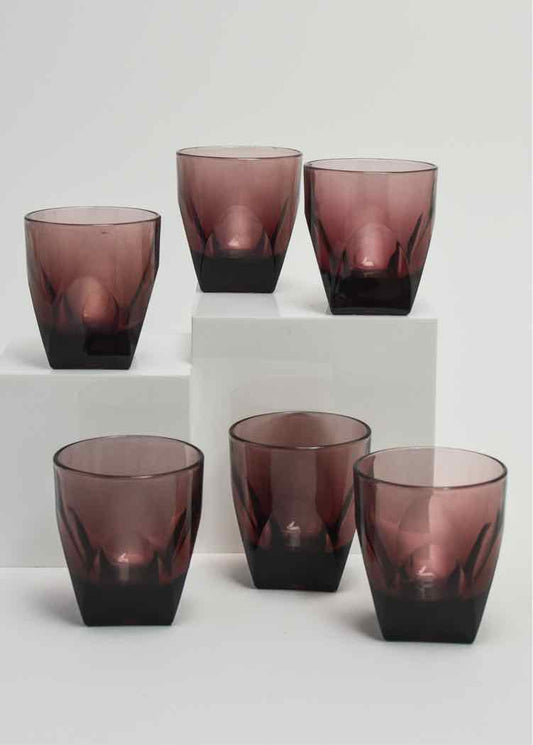 Glassware Luigi Bormioli'Van Gogh'Amethyst Rocks