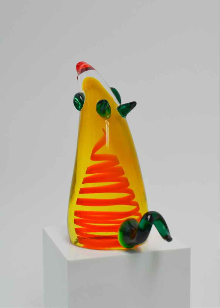 Signed Murano Glass Mouse