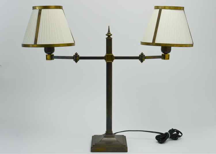 Visual Comfort Dual-Arm Bouillotte Lamp