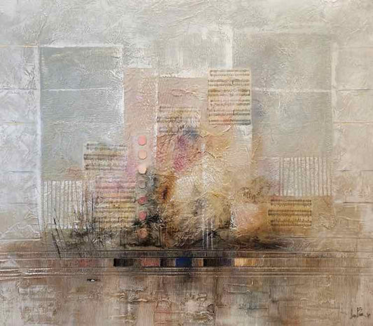 "Musicale" Oil/Acrylic by Lee Burr
