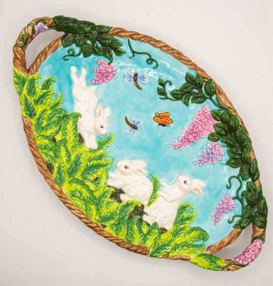 Radko Bunny Platter
