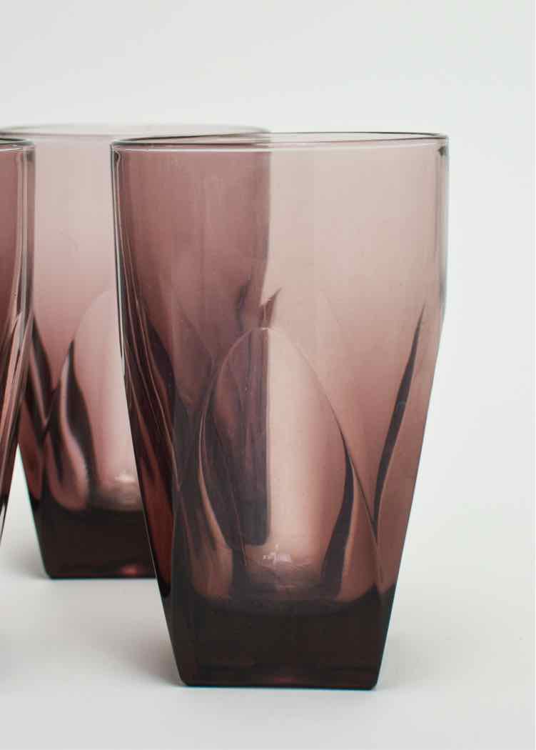 Glassware Luigi Bormioli'Van Gogh'Amethyst Highballs