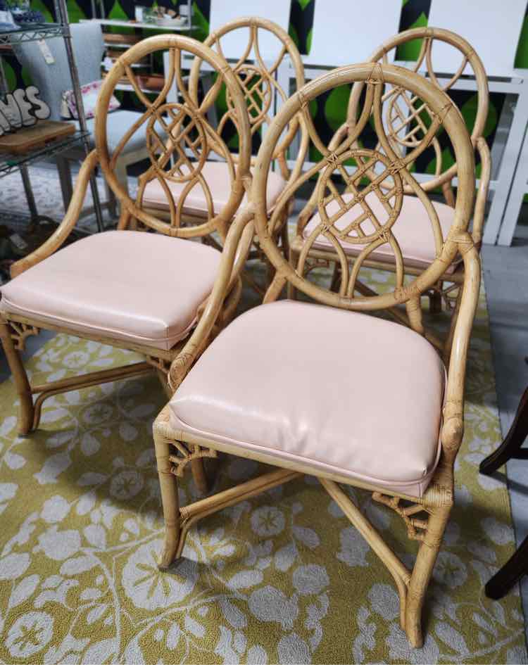 Hekman Bamboo Chairs Vintage