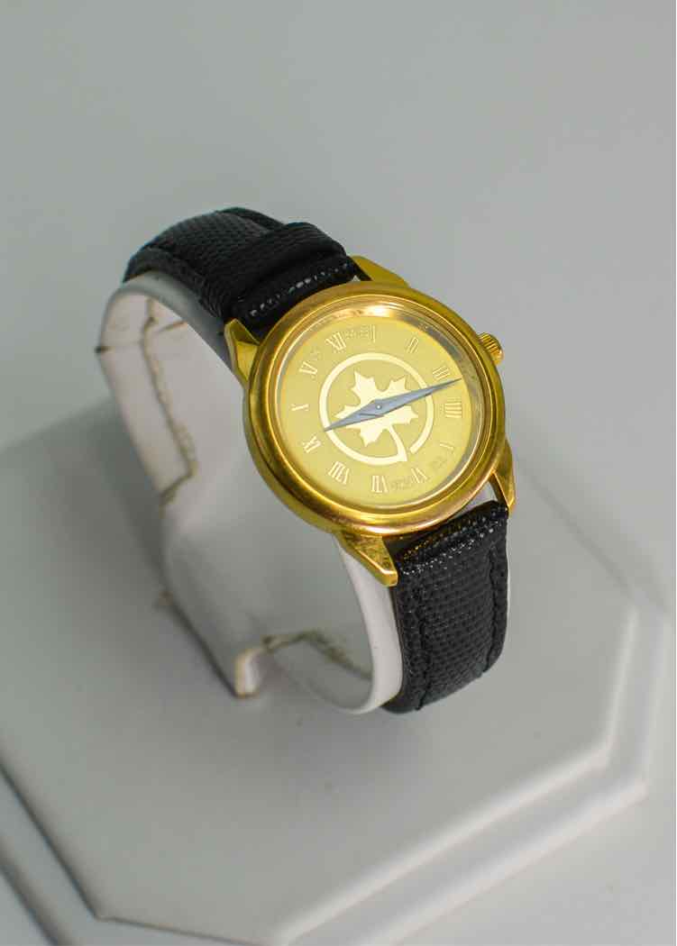 CSI Swiss Quartz 23KGP Maple Leaf Watch