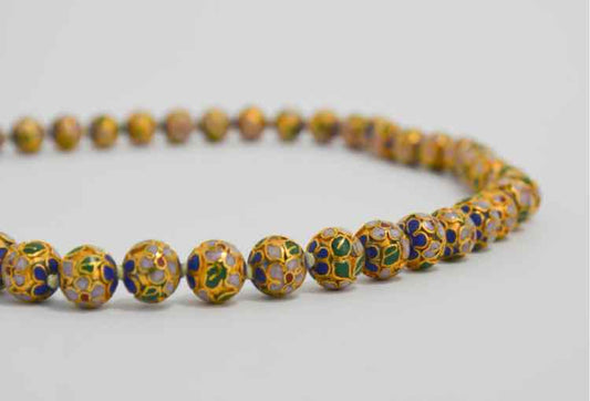 Vintage Cloisonné Necklace