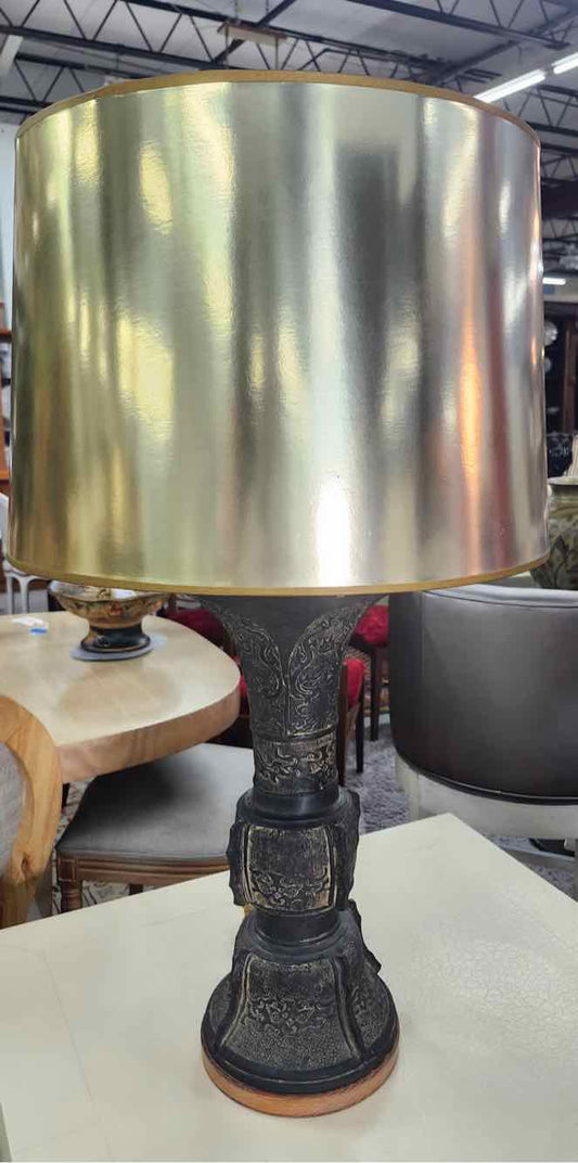 Pair of Bronze Lamps