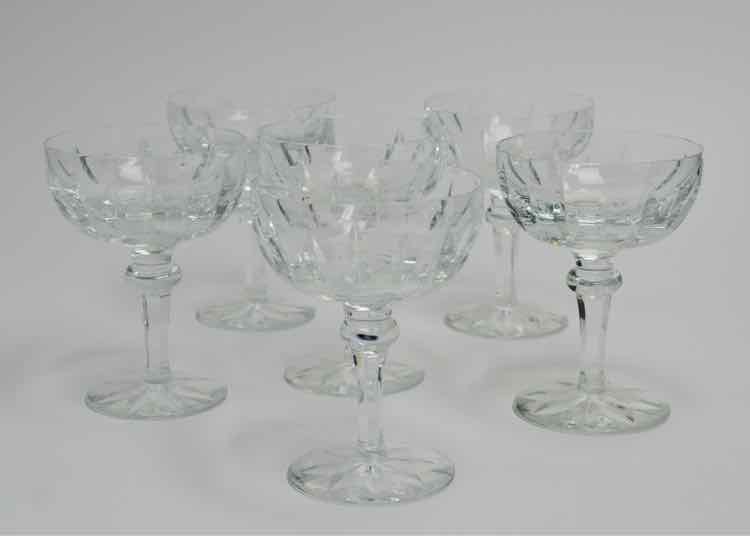 Atlantis Coupe Glasses Crystal