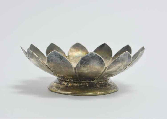 Silver Plated Flowered Bowl
