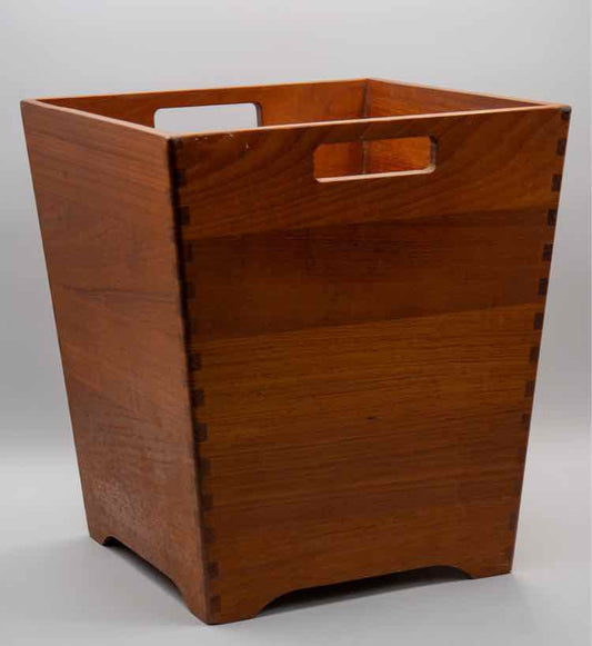Teak Trash Can/Safin 5800/Nyborg/Denmark