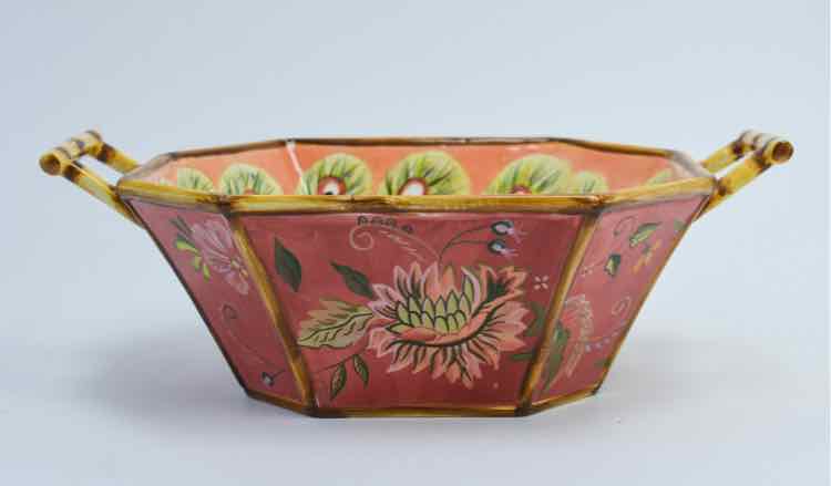 Tracy Porter Octangonal Handled Bowl