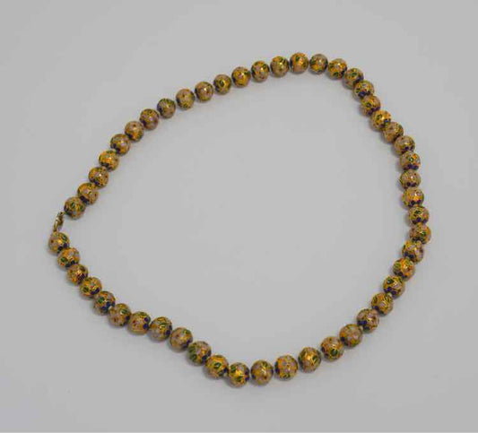 Vintage Cloisonné Necklace