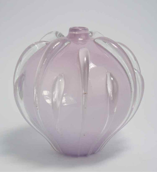 Vintage Lavender Glass Vase