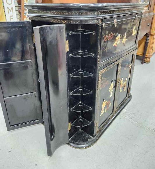 Black Handpainted Bar