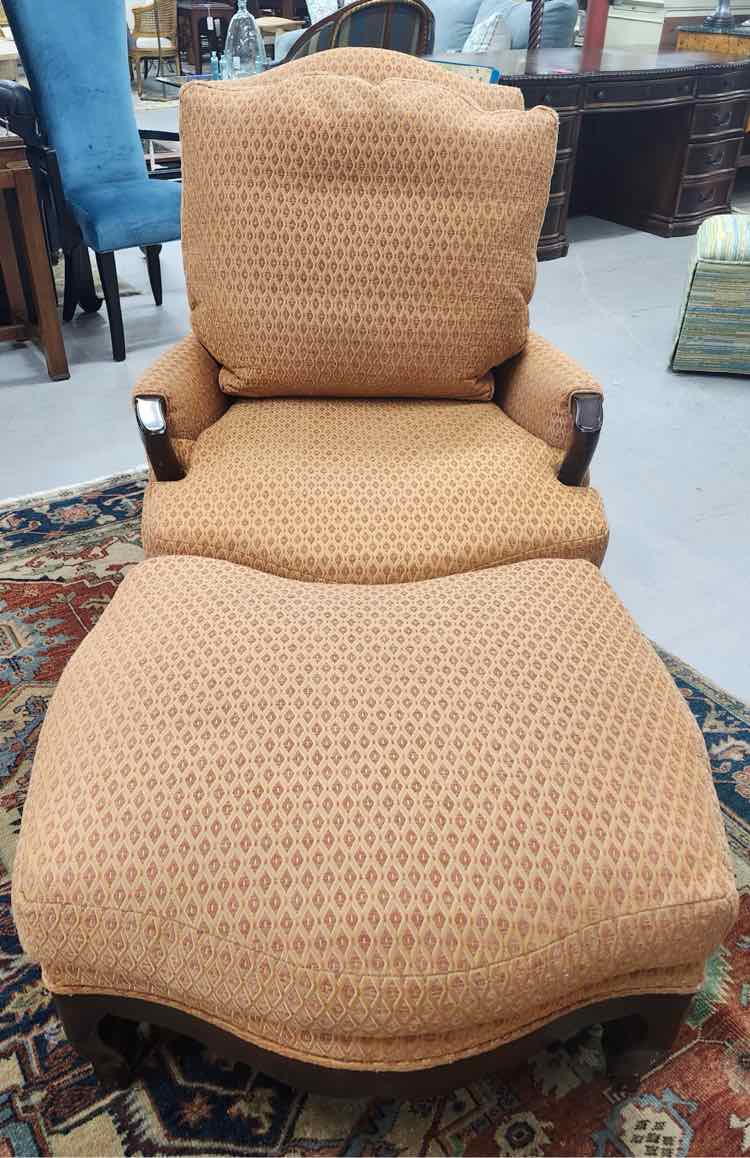Rudin Arm Chair w/Ottoman
