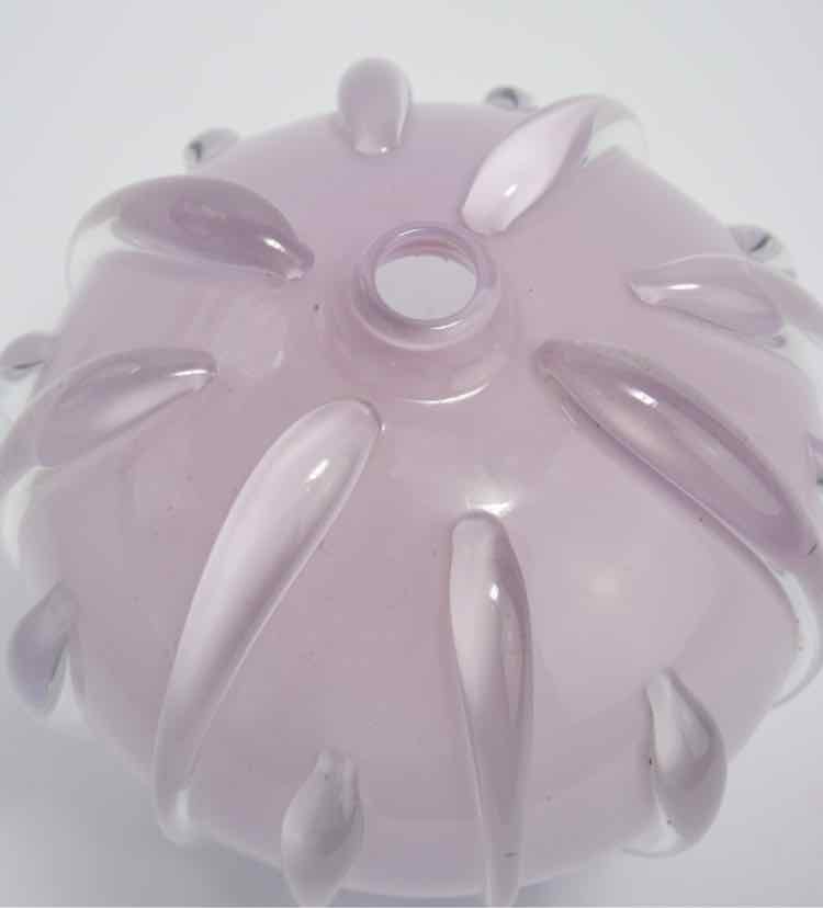 Vintage Lavender Glass Vase