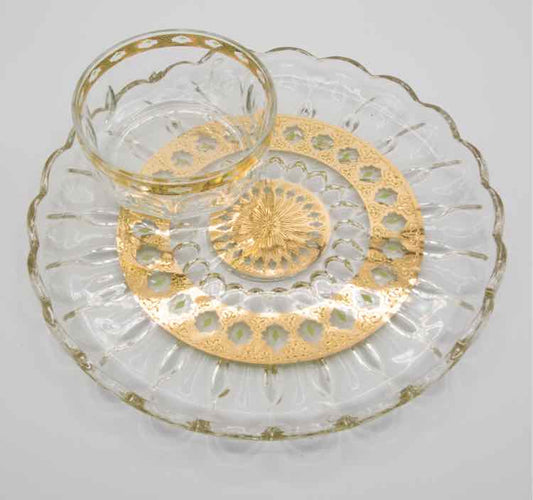 Vintage French Glass Bowl/Plate