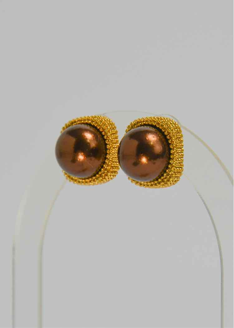 Carolee Goldtone Earrings