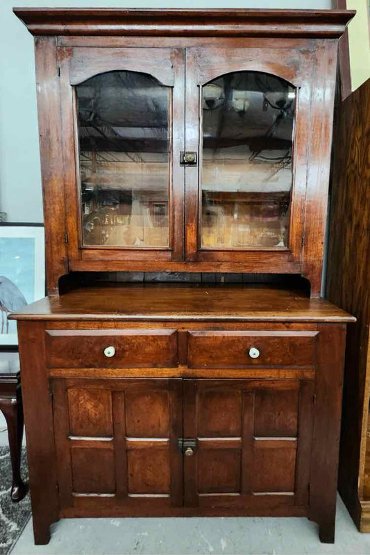 Antique 2pc Hutch